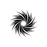 black spark business logo vector
