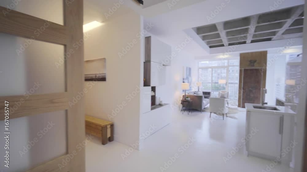 inside modern condo in downtown toronto