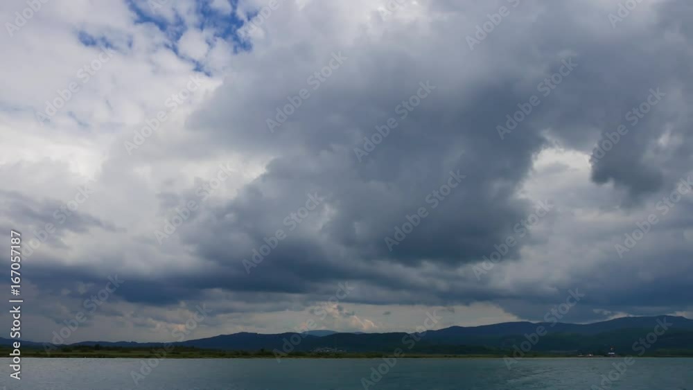 A view of Akyaka coastline (Gulf of Gokova, Mugla, Turkey) on a dark, cloudy spring day. Part of the kiteboard beach can also be seen in the distance.
A view of Akyaka coastline (Gulf of Gokova, Mugla, Turkey) on a dark, cloudy spring day. Part of the kiteboard beach can also be seen in the distance.