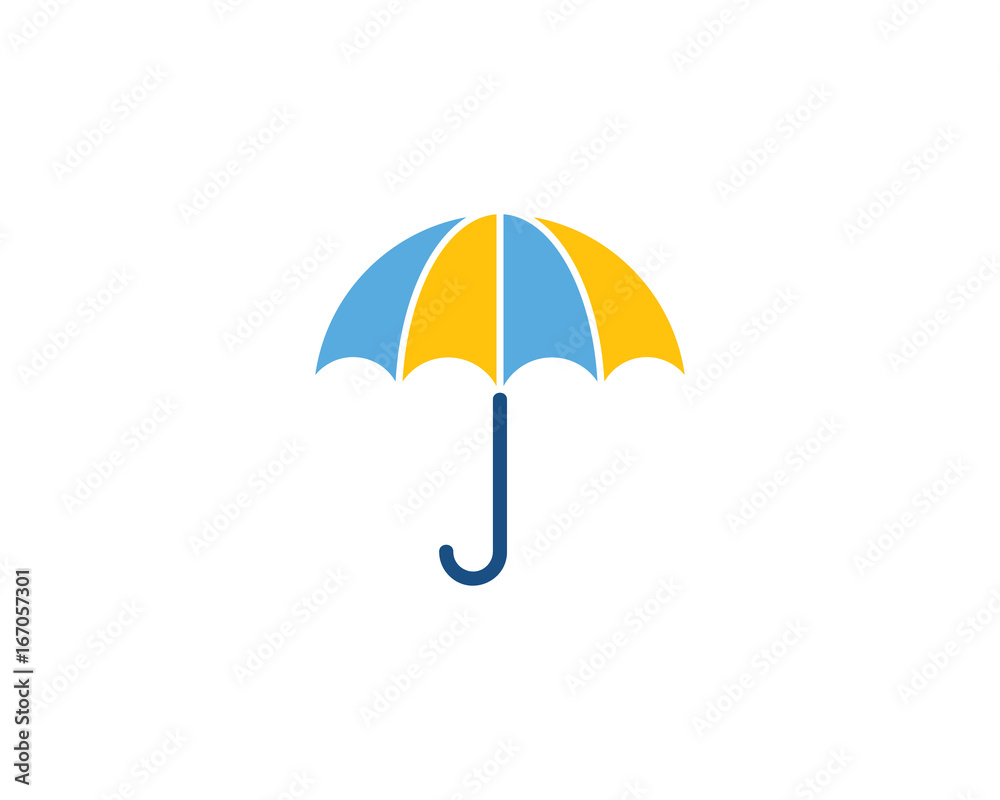 Umbrella Logistic Icon Logo Design Element