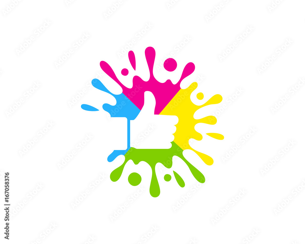 Obraz premium Good Paint Icon Logo Design Element