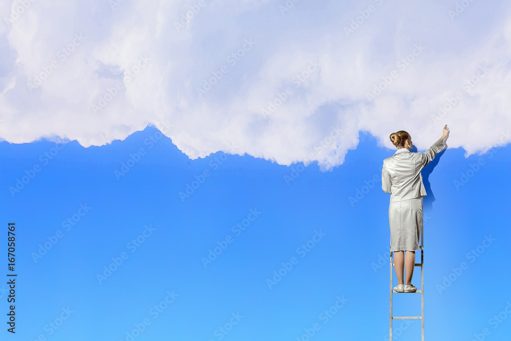 Climbing up to sky Climbing up to sky