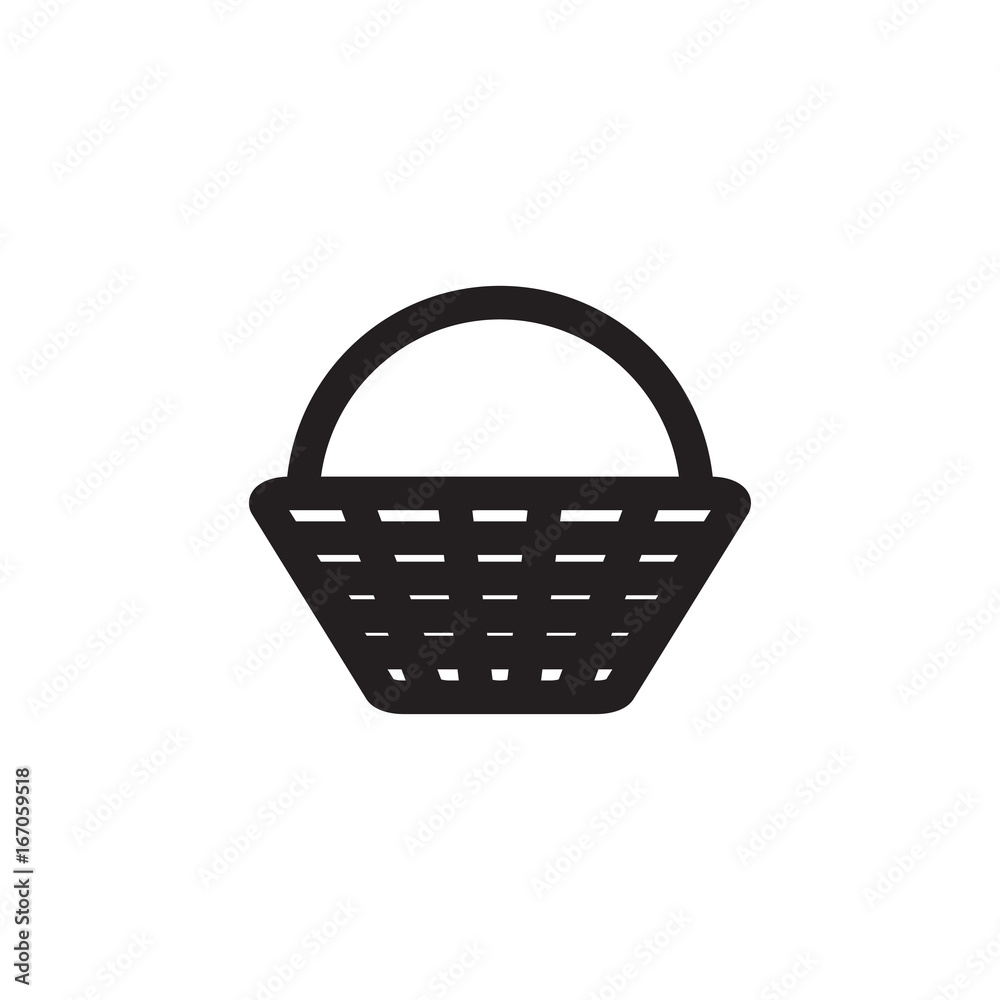 basket vector silhouette basket vector silhouette