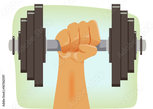 Muscles Hand Lift Weights