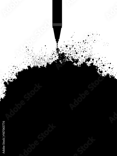 Pen Pointillism Design