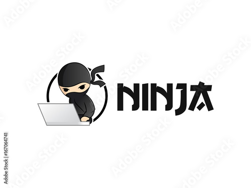 Fototapeta Ninja icon