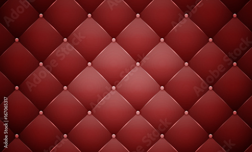 Red leather vector banner.