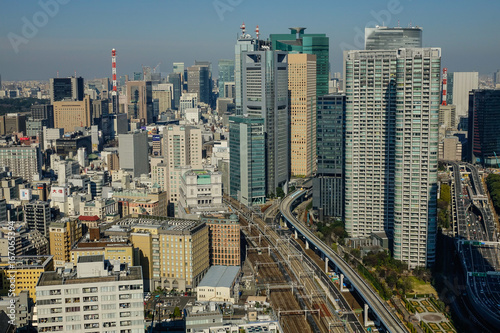 Cityscape of Tokyo  Japan