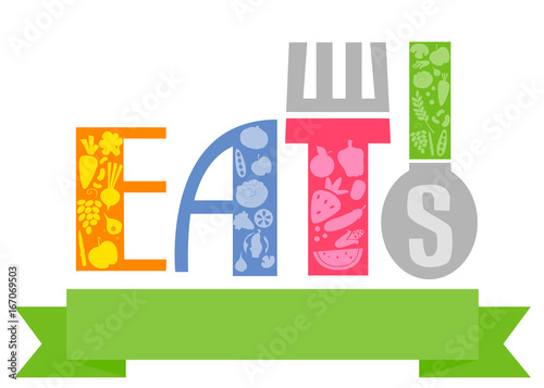 Healthy Eats Lettering