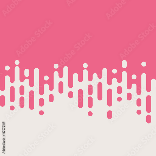 Abstract pink Rounded Lines Halftone Transition Vector Background