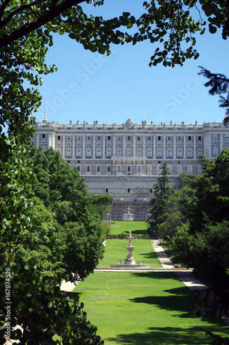 jardin du palais royal, madrid