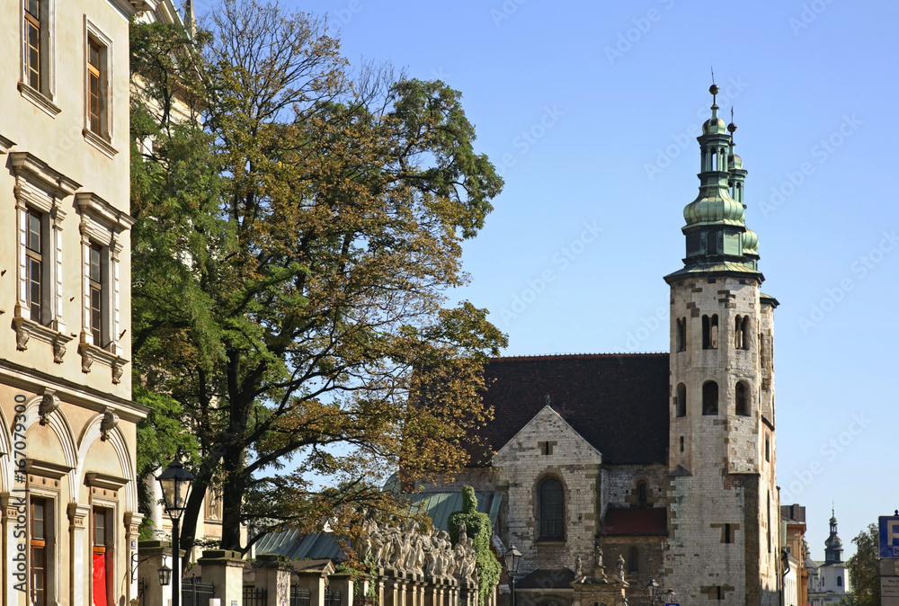 Church of St. Andrew in Krakow. Poland