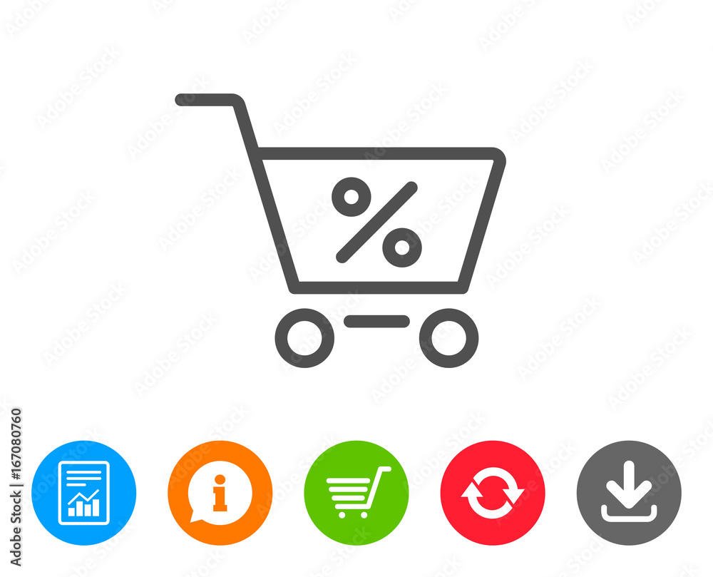 Shopping cart line icon. Online buying sign. Shopping cart line icon. Online buying sign.