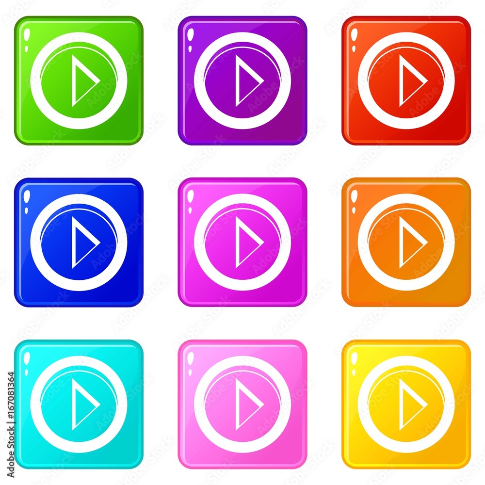 Cursor to right in circle set 9 Cursor to right in circle set 9
