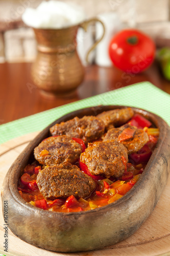 Stew Meatball Ayran - Kiremit Köfte photo