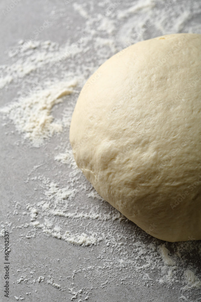 pizza dough with dusting flour pizza dough with dusting flour
