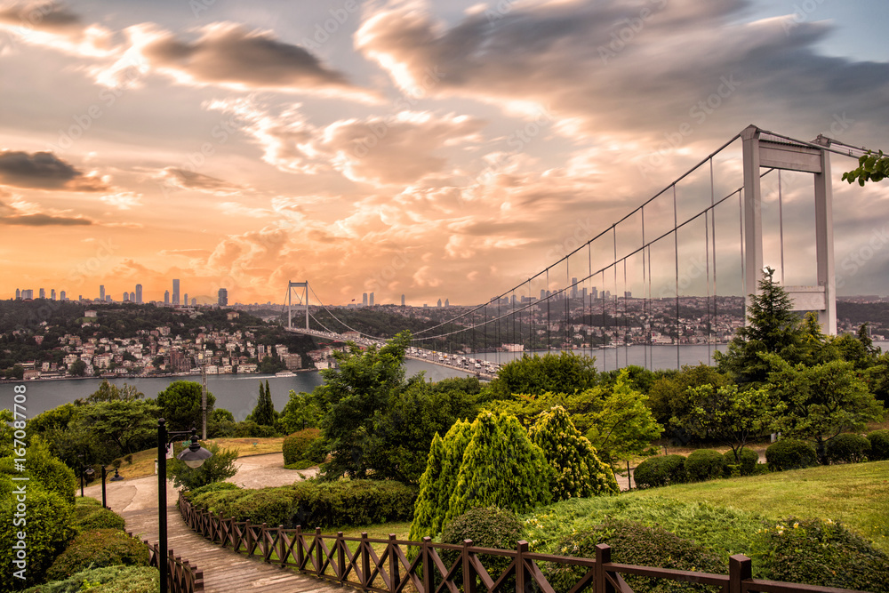 Naklejka premium Istanbul Sunset