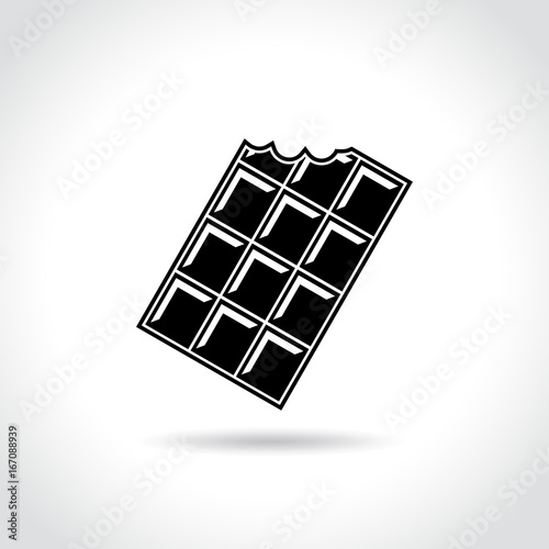 chocolate icon on white background