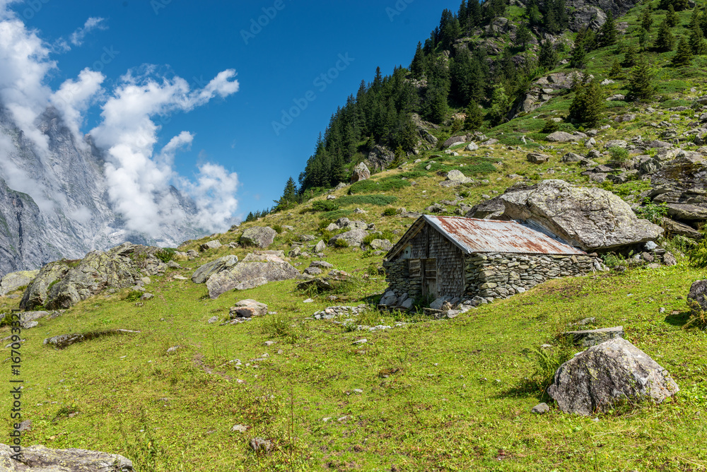 Durchs Urbachtal Richtung Gaulihütte, Berner Oberland Durchs Urbachtal Richtung Gaulihütte, Berner Oberland