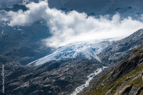 Gauligletscher am Ende des Urbachtals, Berner Oberland photo