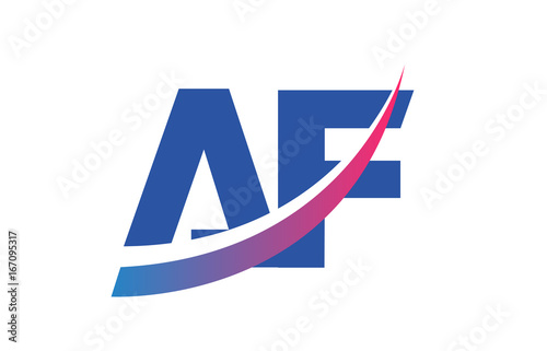 Free Download AF Initial Logo for your startup venture - GFXLoad
