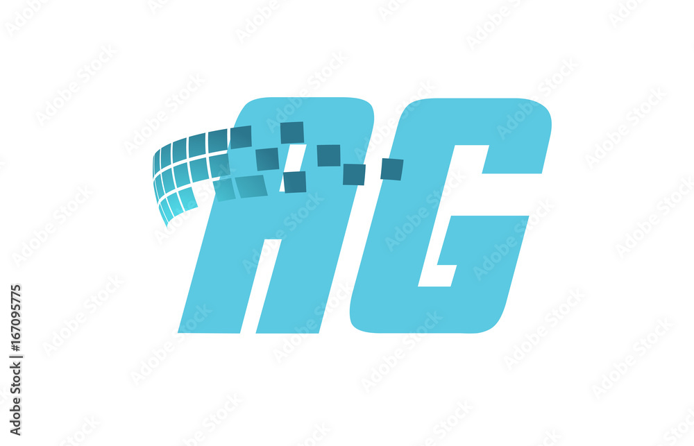 AG Initial Logo for your startup venture