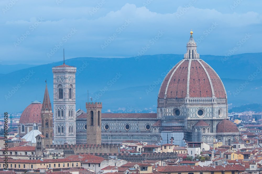 Fototapeta premium Landmark view point Florence italy.