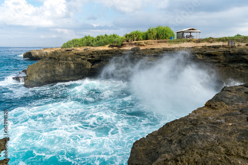 Bild auf Leinwand Devil's Tear Nusa Lembingan