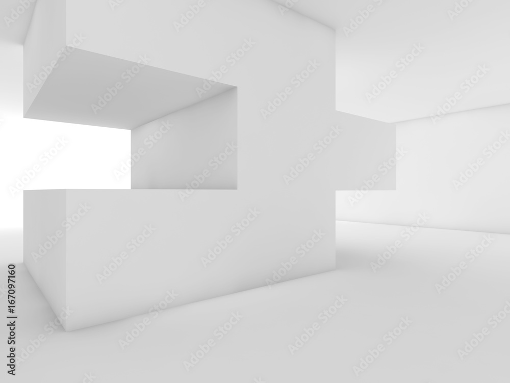 geometric installation object. 3 d illustration geometric installation object. 3 d illustration
