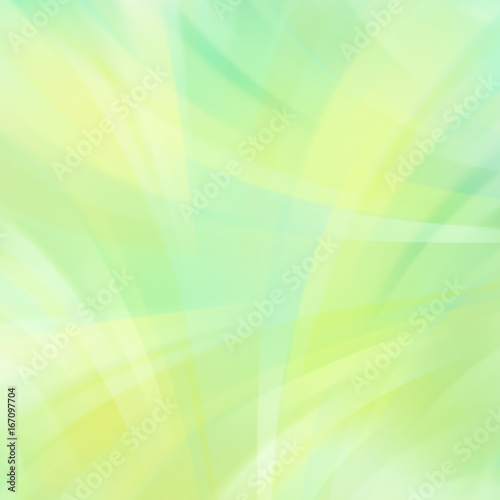 Colorful smooth light lines background. Yellow, green colors. colors. Vector illustration.