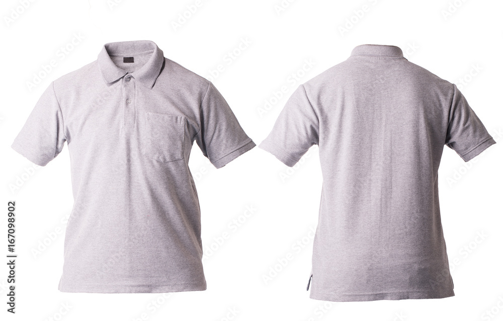 Gray color polo shirt Gray color polo shirt