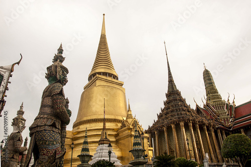 Wat Phra Kaew in Bangkok Thailand.