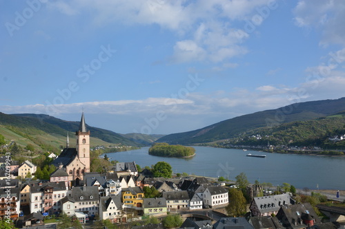 River rhine with Lorch