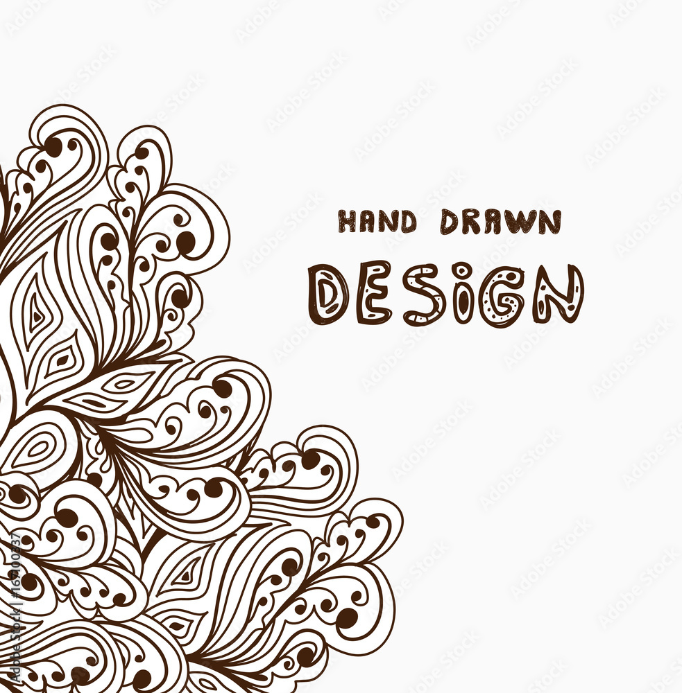 Hand Drawn Design Vector Element 