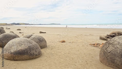Moeraki Boulders in New Zealand