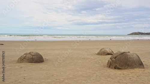 Moeraki Boulders in New Zealand