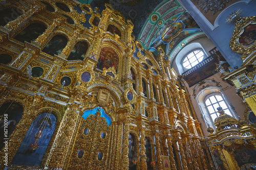 Interior of the Cathedral of the Assumption in Smolensk, Russia photo