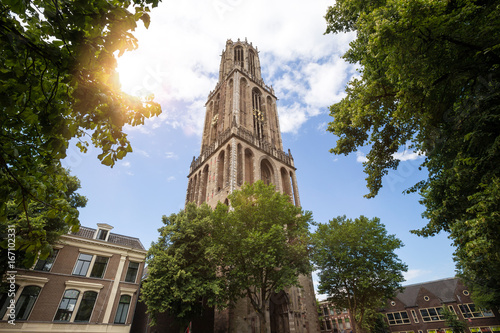 Fotografia, Obraz utrecht historic city netherlands church tower