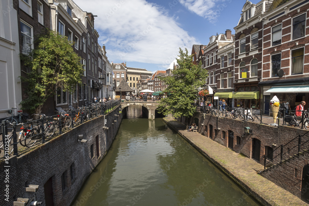 Obraz premium utrecht historic city netherlands