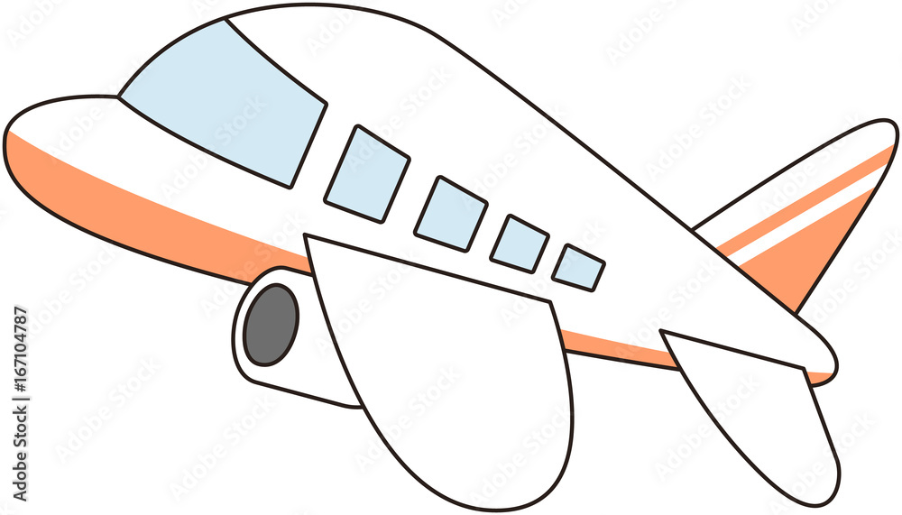 飛行機 プレーン 旅行 航空 イラスト Stock Vector Adobe Stock