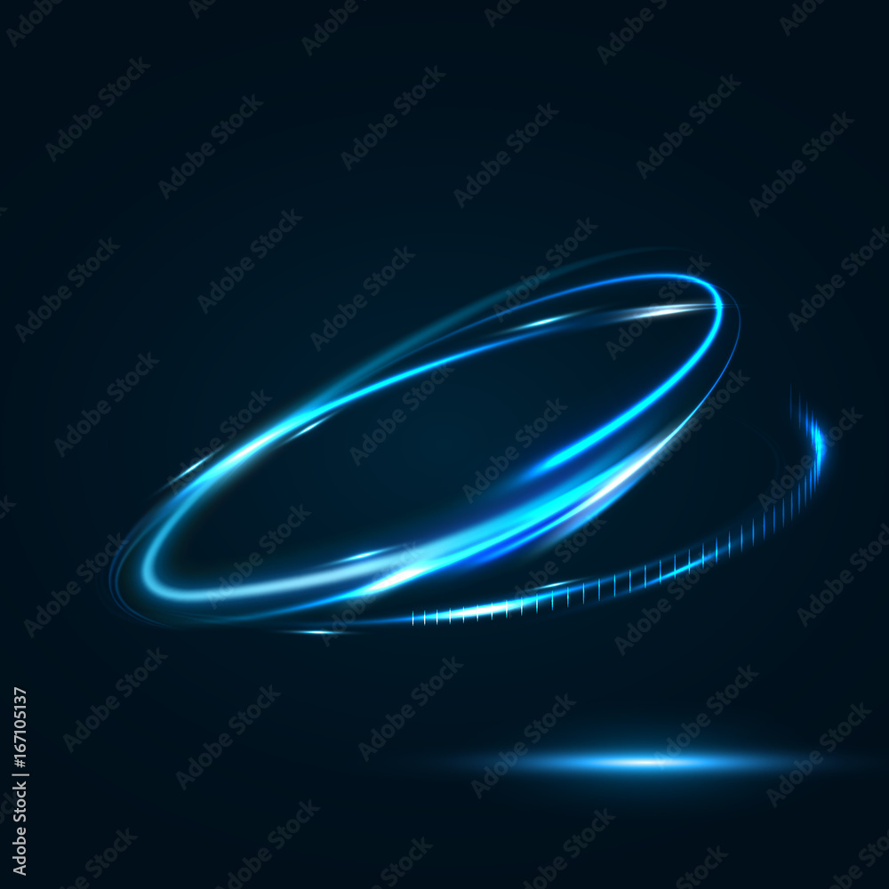 Technology digital background. Glowing sci-fi interface HUD element ...