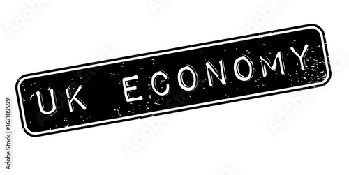 Uk Economy rubber stamp. Grunge design with dust scratches. Effects can be easily removed for a clean, crisp look. Color is easily changed.