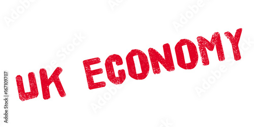 Uk Economy rubber stamp. Grunge design with dust scratches. Effects can be easily removed for a clean, crisp look. Color is easily changed.