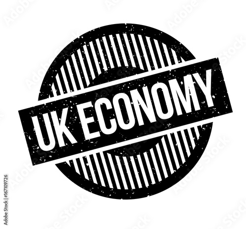 Uk Economy rubber stamp. Grunge design with dust scratches. Effects can be easily removed for a clean, crisp look. Color is easily changed.