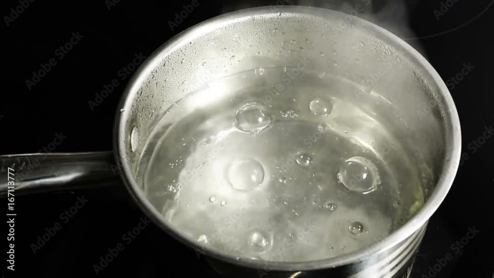 Casserole with boiling Casserole with boiling