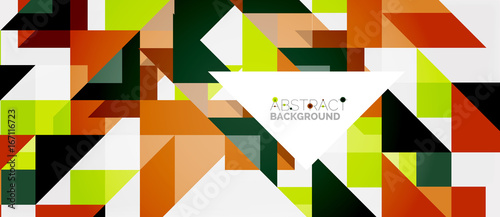 Triangle pattern design background