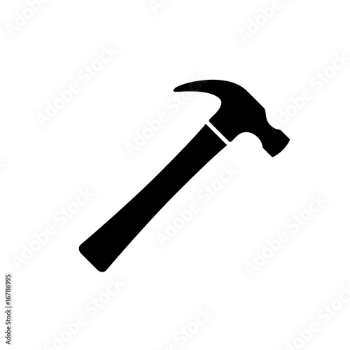 Hammer icon Fototapet