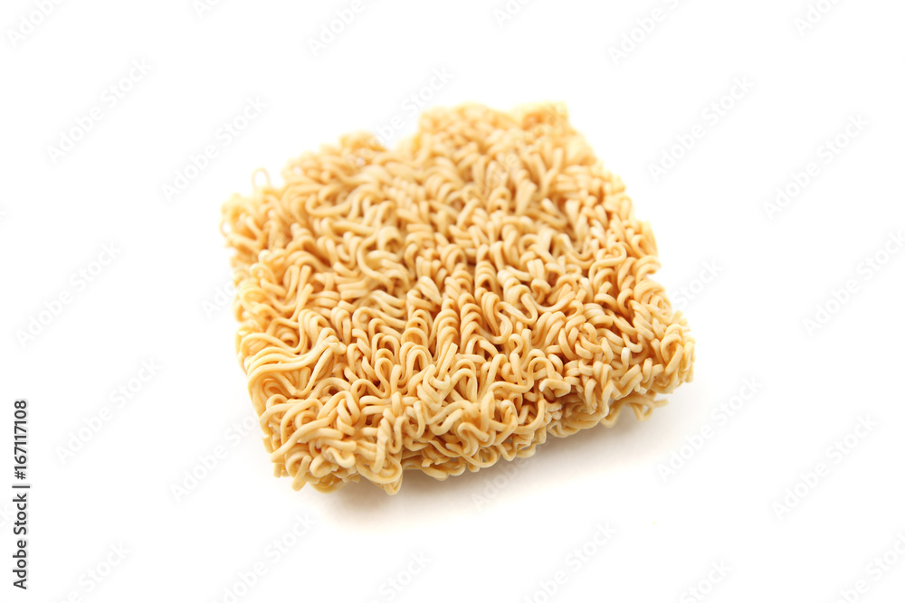 Instant noodles isolated on white background Instant noodles isolated on white background