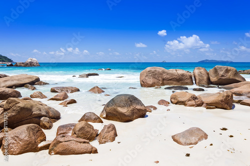Anse Lazio boulder beach Seychelles