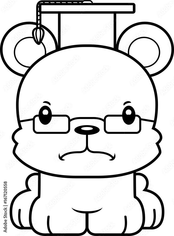 Cartoon Angry Teacher Bear Cartoon Angry Teacher Bear